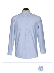 FS-285 심플 블루 스트라이프 셔츠