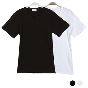 MTSSF18021 반팔 트임 티셔츠(블랙 XL 품절)